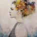 Painting Perfil en otoño by Bofill Laura | Painting Figurative Portrait Acrylic Resin