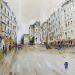 Painting En ville by Raffin Christian | Painting Figurative Urban Oil