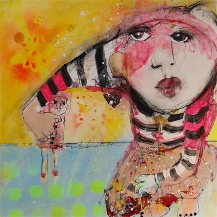 Painting I used to be a child by Boix Bernardini Empar | Painting Raw art Mixed Life style