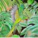 Peinture AUSTRALIE par Geiry | Tableau Matiérisme Paysages Nature Animaux Bois Acrylique Feuille d'or Pigments Poudre de marbre