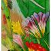 Peinture PERROQUETS D'INDONESIE  par Geiry | Tableau Matiérisme Paysages Nature Animaux Bois Acrylique Pigments Poudre de marbre