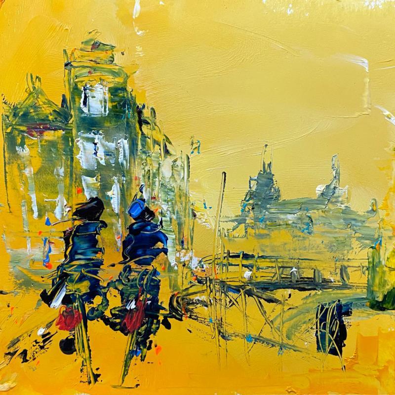 Painting Amsterdam by Raffin Christian | Painting Figurative Life style Oil