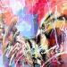 Painting Jazz Explosion by Silveira Saulo | Painting Figurative Music Acrylic
