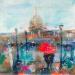 Painting Les Invalides  by Solveiga | Painting Figurative Urban Life style Architecture Acrylic