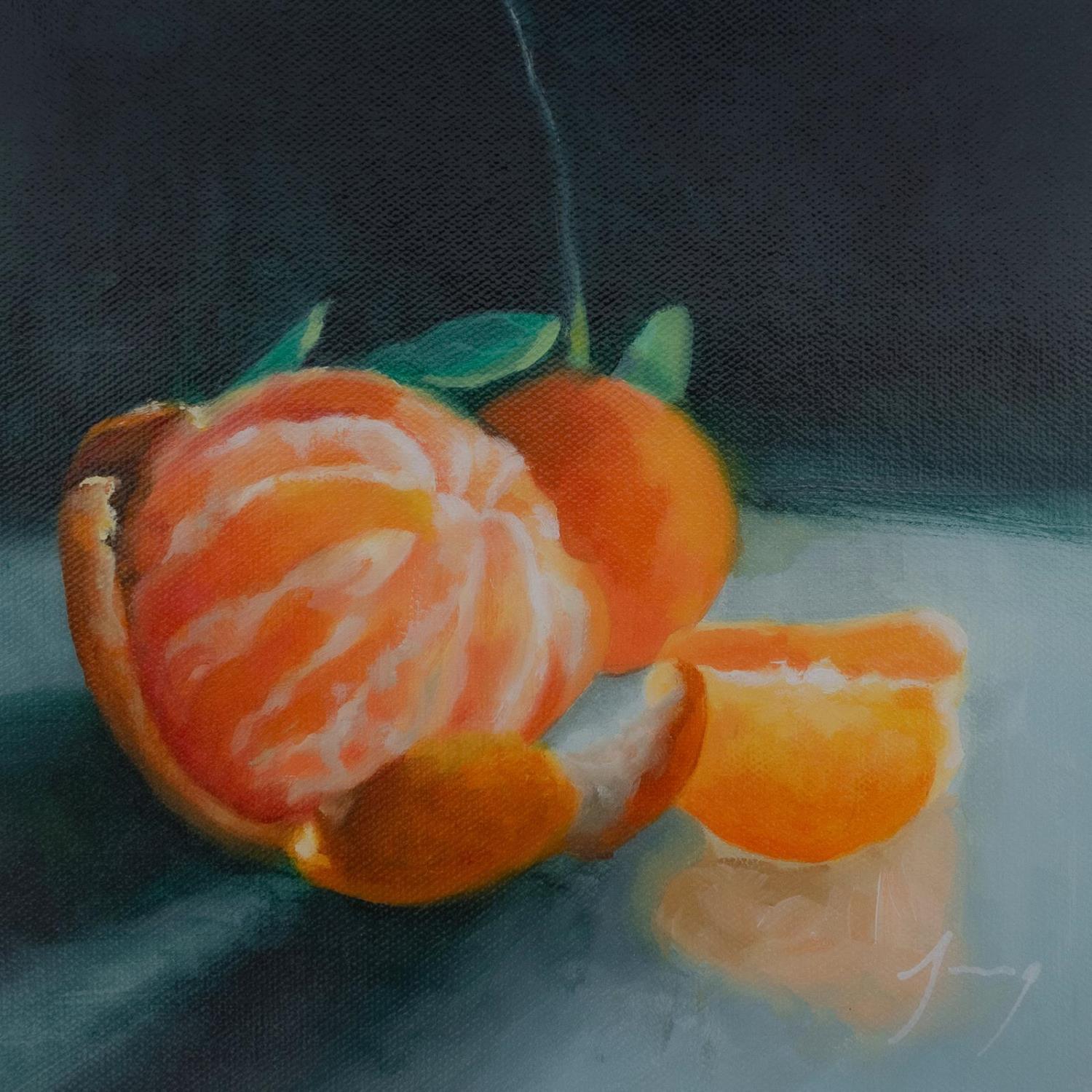 Peinture Clémentines 2 par Jung François Carré d'artistes