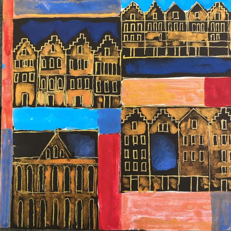 Painting Where history lives by Ragas Huub | Painting Figurative Architecture Gouache