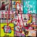 Gemälde Basquiat, the one ! von Costa Sophie | Gemälde Pop-Art Pop-Ikonen Acryl Collage Upcycling