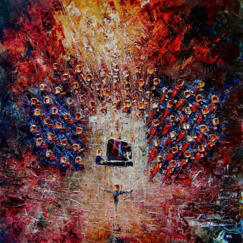 Painting Concert baroque by Reymond Pierre | Painting Figurative Oil Music