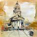 Painting Panthéon by Raffin Christian | Painting Figurative Urban Oil
