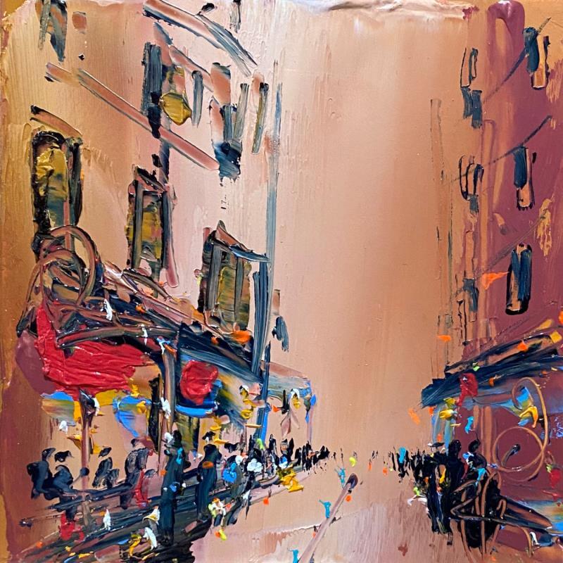 Painting Soirée  by Raffin Christian | Painting Figurative Oil Urban
