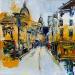 Painting Montmartre by Raffin Christian | Painting Figurative Urban Oil