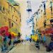 Painting Paname by Raffin Christian | Painting Figurative Urban Oil