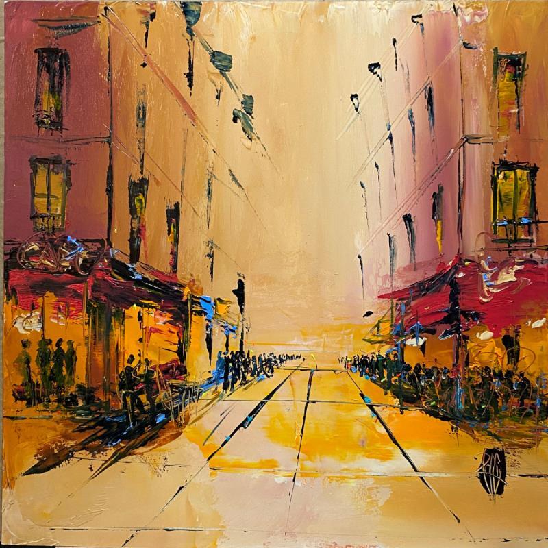 Painting Bars by Raffin Christian | Painting Figurative Oil Urban