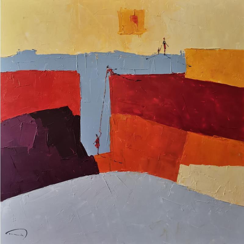 Gemälde Nous nous reverrons von Tomàs | Gemälde Abstrakt Landschaften Alltagsszenen Öl