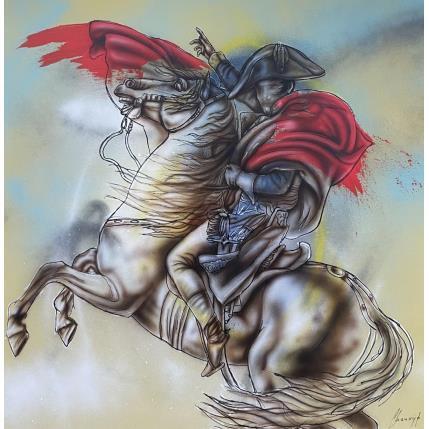 Gemälde Napoléon von Chauvijo | Gemälde Pop-Art Acryl, Harz