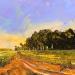 Painting Camino al monte by Max Pedreira | Painting Impressionism Landscapes Acrylic