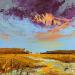 Gemälde Dos manchas en el cielo von Max Pedreira | Gemälde Impressionismus Landschaften Acryl