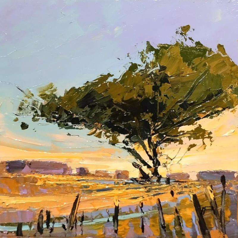 Painting El arbol by Max Pedreira | Painting Impressionism Landscapes Acrylic