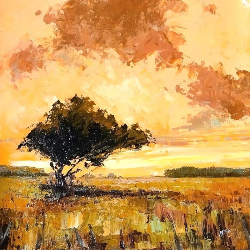Painting Campo by Max Pedreira | Painting Impressionism Landscapes Acrylic