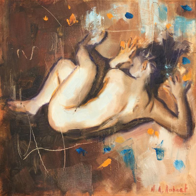 Painting Nu by Aubert Nawel | Painting Figurative Nude Oil