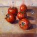 Painting Les tomates écarlates  by Aubert Nawel | Painting Figurative Still-life Oil