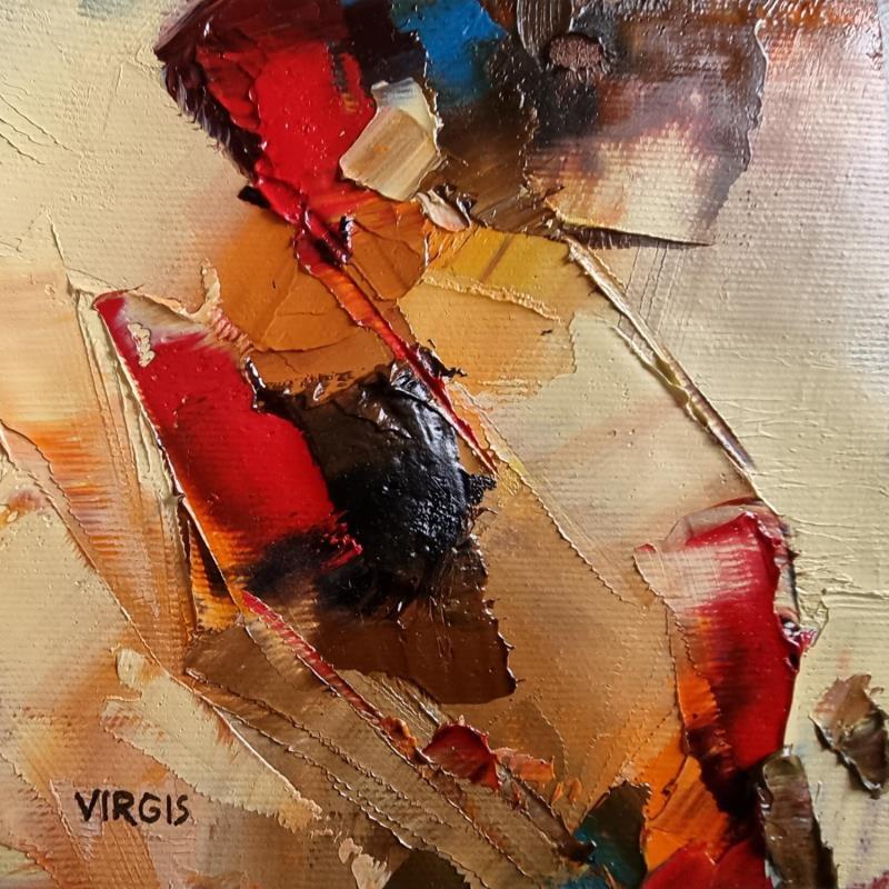 Peinture A movement par Virgis | Tableau Abstrait Minimaliste Huile