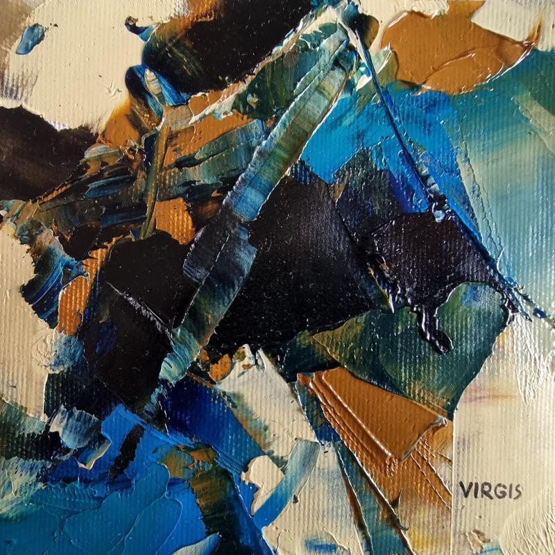 Painting Junction by Virgis | Painting Abstract Minimalist Oil