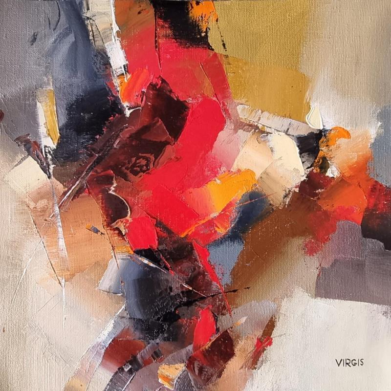 Painting Melodrame by Virgis | Painting Abstract Minimalist Oil