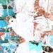 Peinture Chambre à soi par Sablyne | Tableau Figuratif Portraits Scènes de vie Bois Carton Acrylique Collage Encre Pastel Textile Feuille d'or Upcycling Papier Pigments