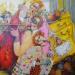 Peinture Jazz frugal au château  par Garilli Nicole | Tableau Figuratif Scènes de vie Acrylique