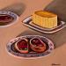 Painting BREAKFAST by Clavaud Morgane | Painting Figurative Life style Still-life Acrylic