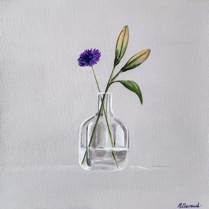 Painting FLOWERS by Clavaud Morgane | Painting Figurative Acrylic Minimalist, Nature, Still-life