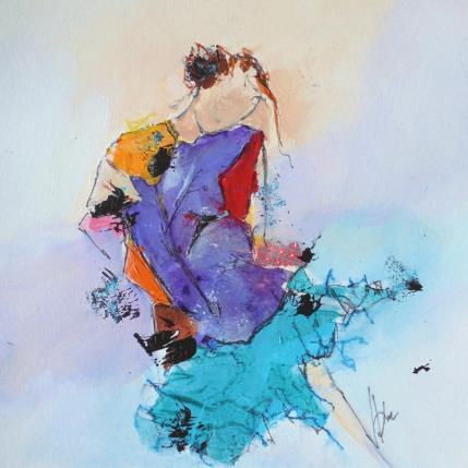 Painting CALLISTO by Han | Painting Figurative Acrylic, Ink, Paper Pop icons, Portrait