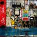 Peinture Basquiat, the one ! par Costa Sophie | Tableau Pop-art Icones Pop Acrylique Collage Upcycling