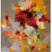 Painting Joy will not disappear anywhere by Virgis | Painting Abstract Minimalist Oil