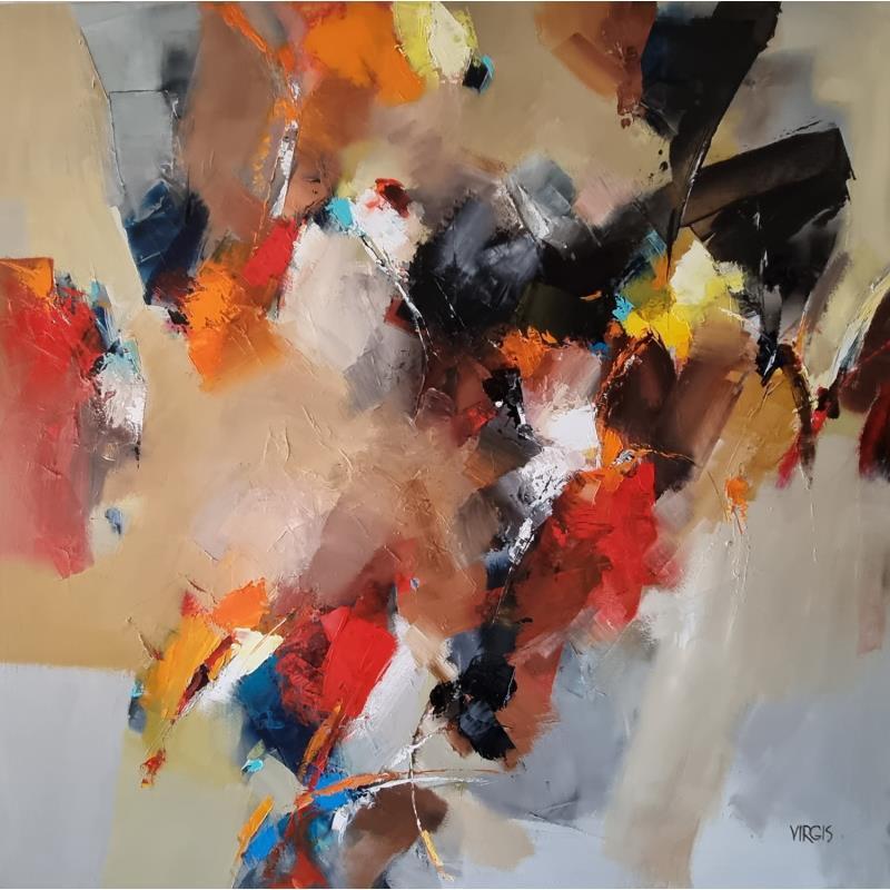 Painting Rage and beauty by Virgis | Painting Abstract Oil Minimalist