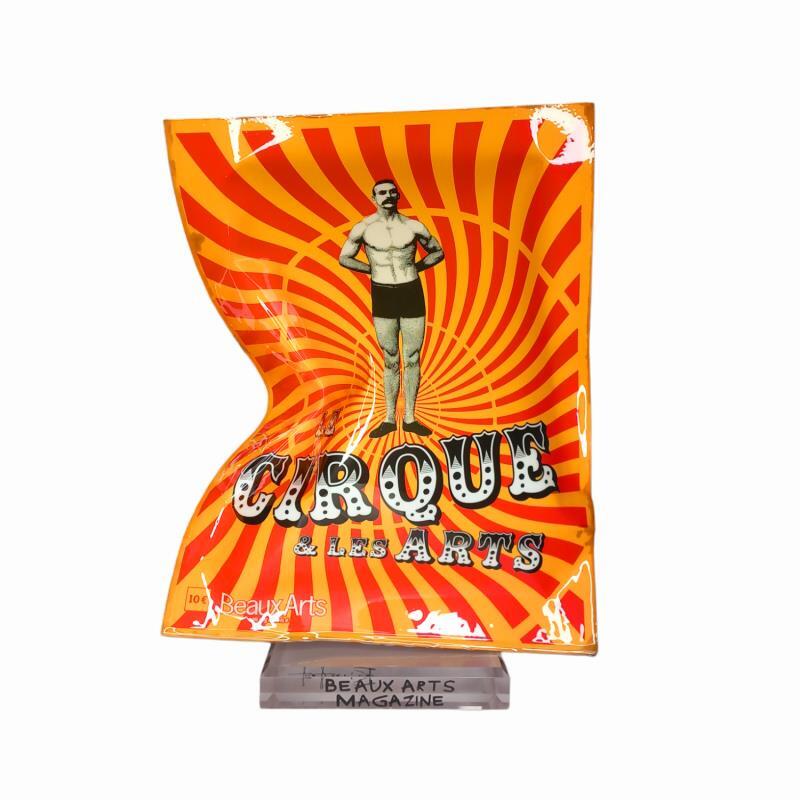 Sculpture Le cirque by Atelier RingArt | Sculpture Pop-art Upcycling