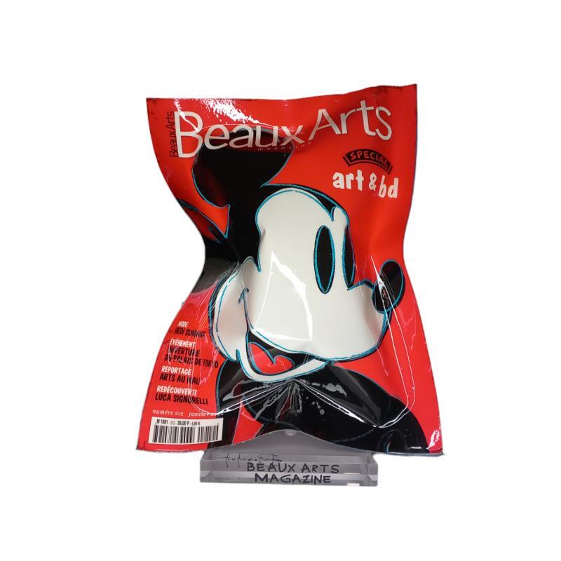 Sculpture Beaux Arts Mickey Chanel par Atelier RingArt | Sculpture Pop-art Upcycling