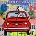 Gemälde DOLCE VITA von Euger Philippe | Gemälde Pop-Art Pop-Ikonen Acryl Collage