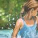 Peinture Splash par Laplane Marion | Tableau Figuratif Scènes de vie Enfant Huile