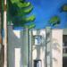 Painting Las Vegas Mood by Laplane Marion | Painting Figurative Architecture Oil