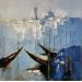 Gemälde Venise 80.1 von Castan Daniel | Gemälde Figurativ Urban Öl