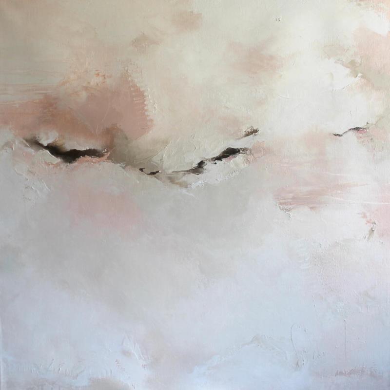 Painting les rêves les plus doux sont... by Dumontier Nathalie | Painting Abstract Minimalist Oil