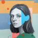 Painting Hide and seek  by Ivanova Margarita | Painting Pop-art Portrait Oil