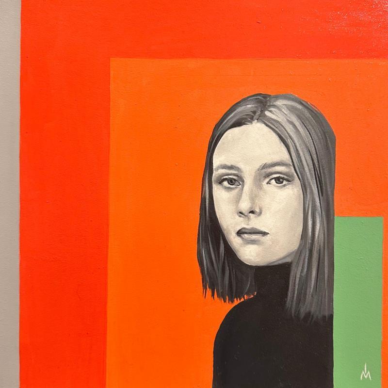 Painting Hide and seek  by Ivanova Margarita | Painting Pop-art Oil Portrait