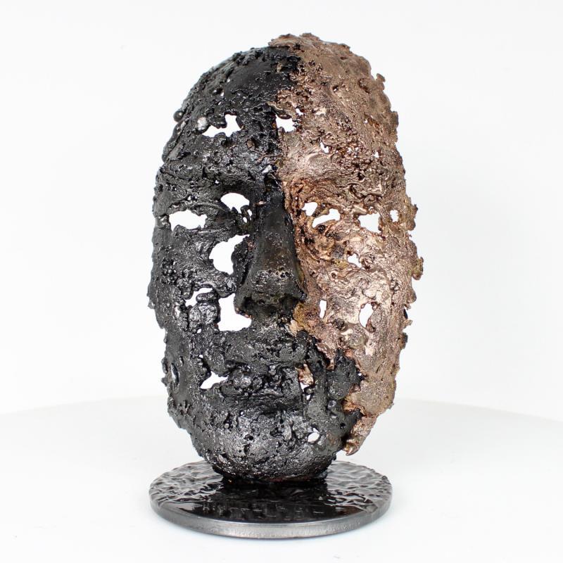 Sculpture Visage 22-24 by Buil Philippe | Sculpture Figurative