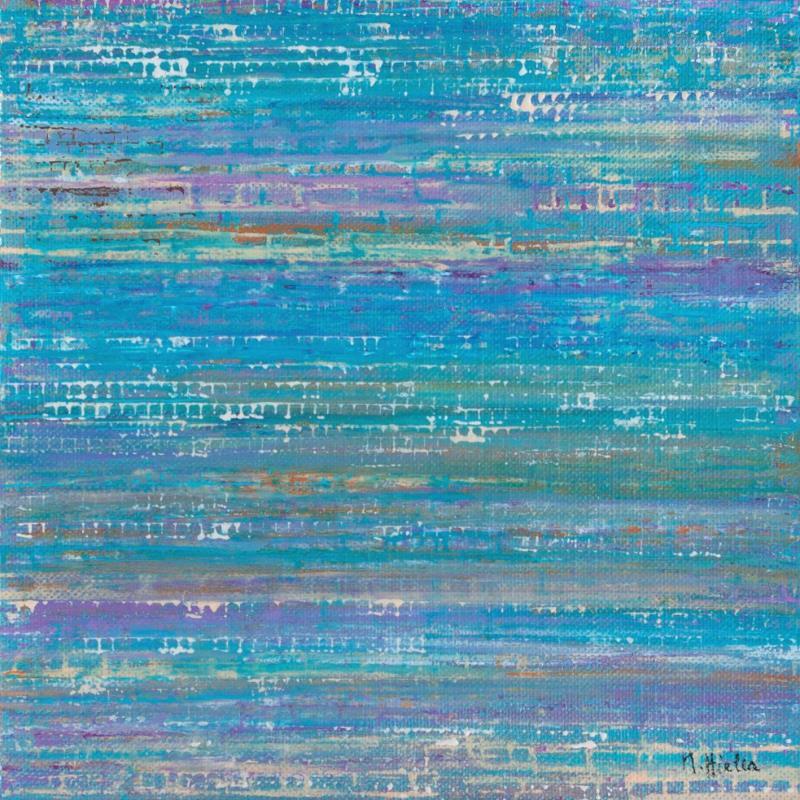 Painting Paysage marin by Hirléa Marina | Painting Abstract Oil