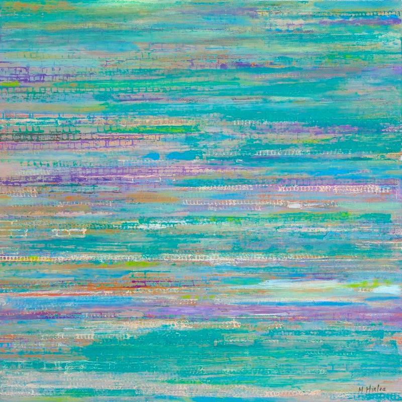 Painting Paysage d'été by Hirléa Marina | Painting Abstract Oil