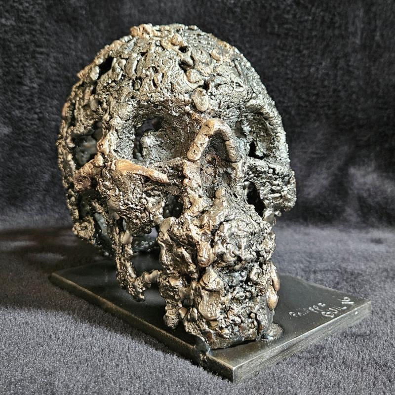 Sculpture Vanité 92-23 par Buil Philippe | Sculpture Figuratif Bronze, Métal Natures mortes