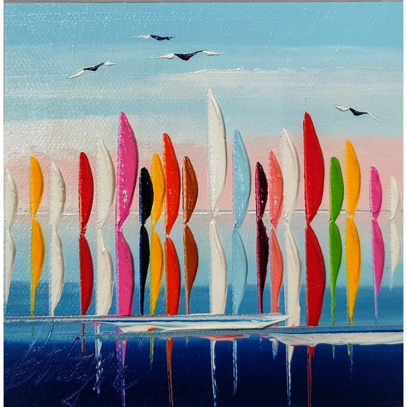 Peinture Color of sea par Fonteyne David | Tableau Figuratif Acrylique